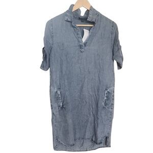 Casual Denim Mini Dress So Soft‎